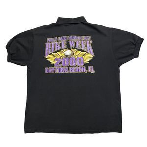 2000 Bike Week Daytona Beach FL T Shirt Size X-Large Black